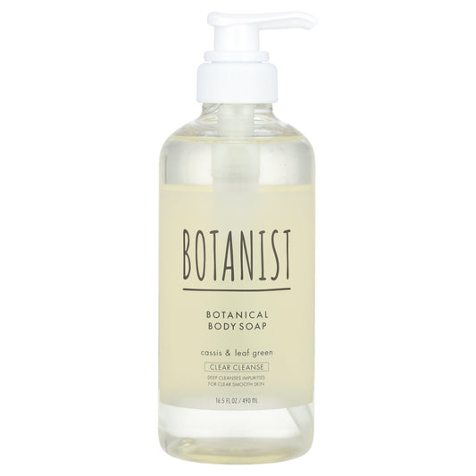 Botanist, Botanical Body Soap, Clear Cleanse, Cassis & Leaf Green , 16.5 fl oz (490 ml)