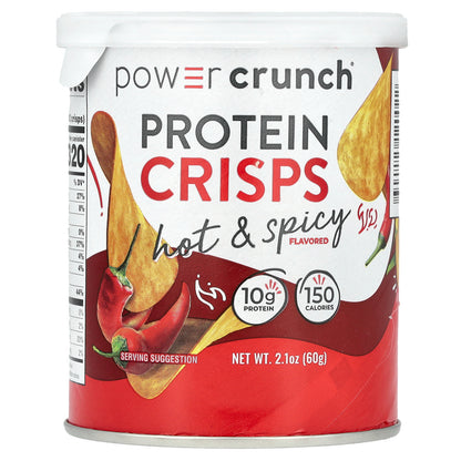 BNRG, Power Crunch® Protein Crisps, Hot & Spicy, 2.1 oz (60 g)