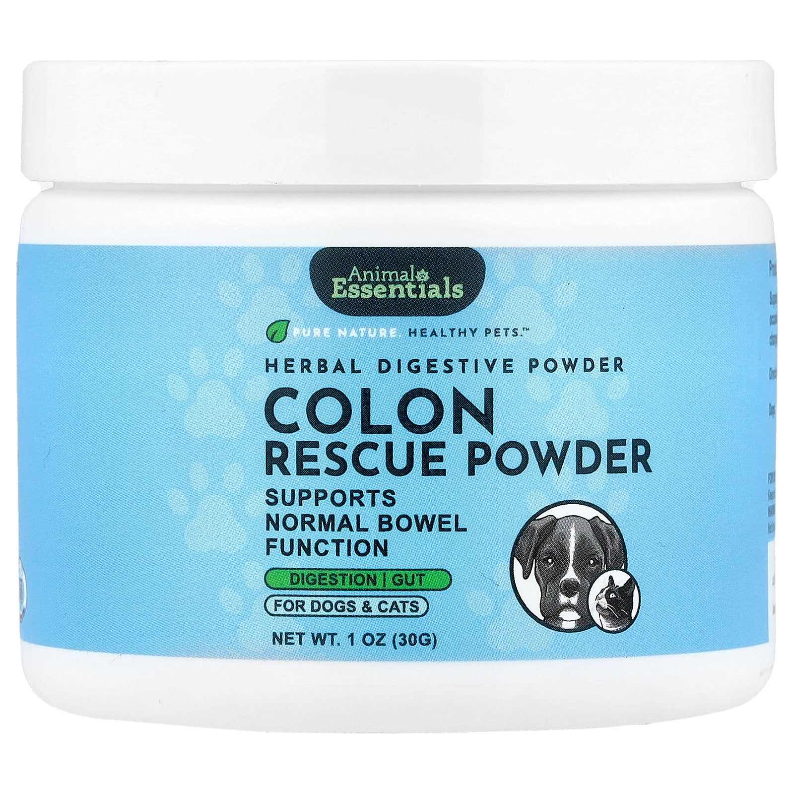 Animal Essentials, Colon Rescue Powder, For Dogs & Cats, 1 oz (30 g)