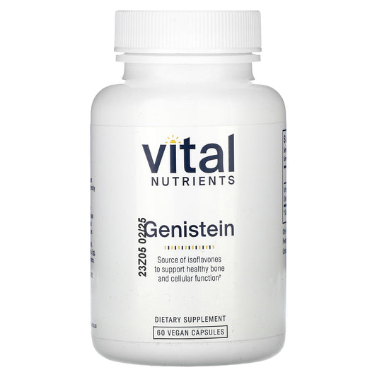 Vital Nutrients, Genistein, 250 mg, 60  Vegan Capsules (125 mg Per Capsule)