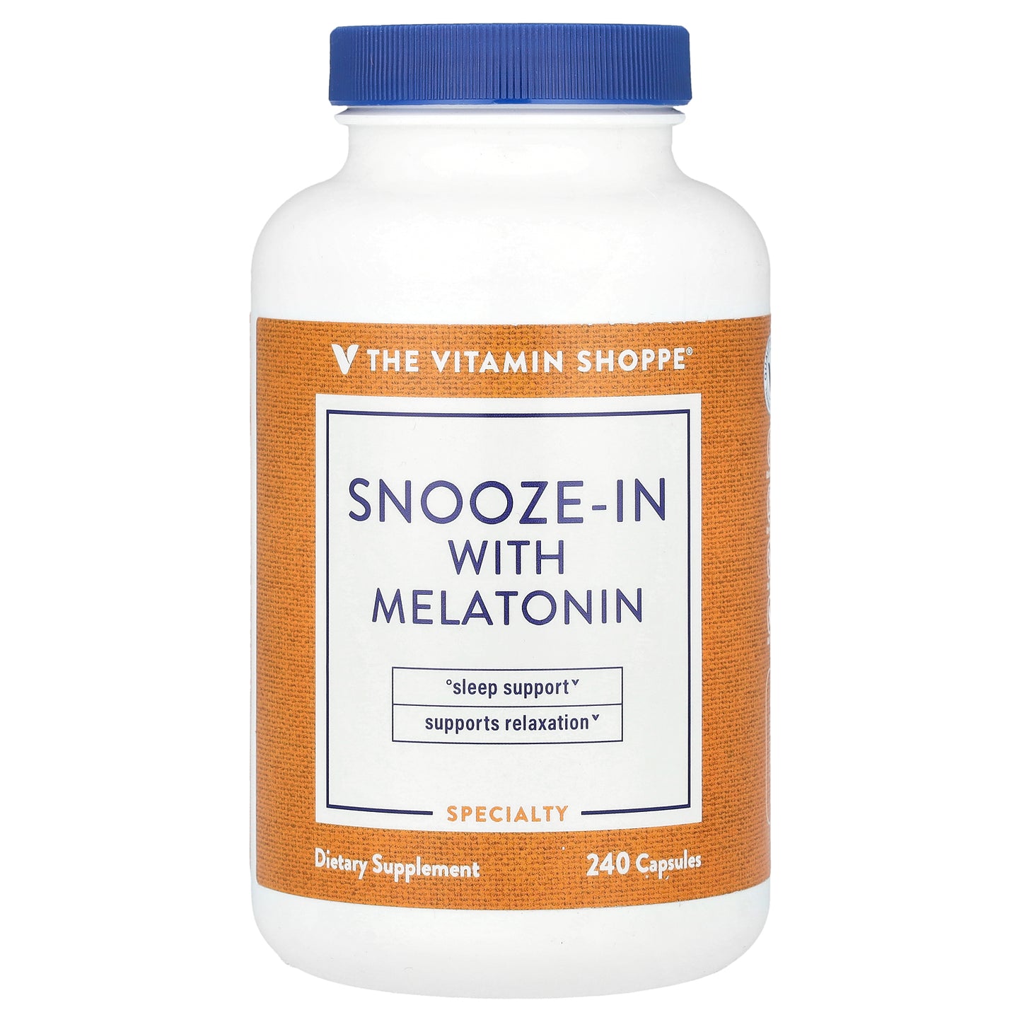 The Vitamin Shoppe, Snooze-In With Melatonin, 240 Capsules