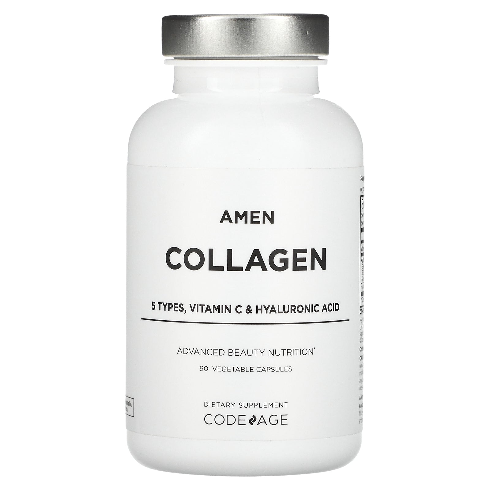 Codeage, Amen, Collagen, 90 Vegetable Capsules