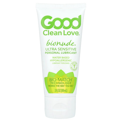 Good Clean Love, Bionude®, Personal Lubricant, Ultra Sensitive, 3 fl oz (88 ml)