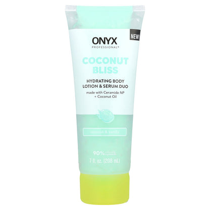Onyx Professional, Coconut Bliss, Hydrating Body Lotion & Serum Duo, Coconut & Vanilla, 7 fl oz (208 ml)