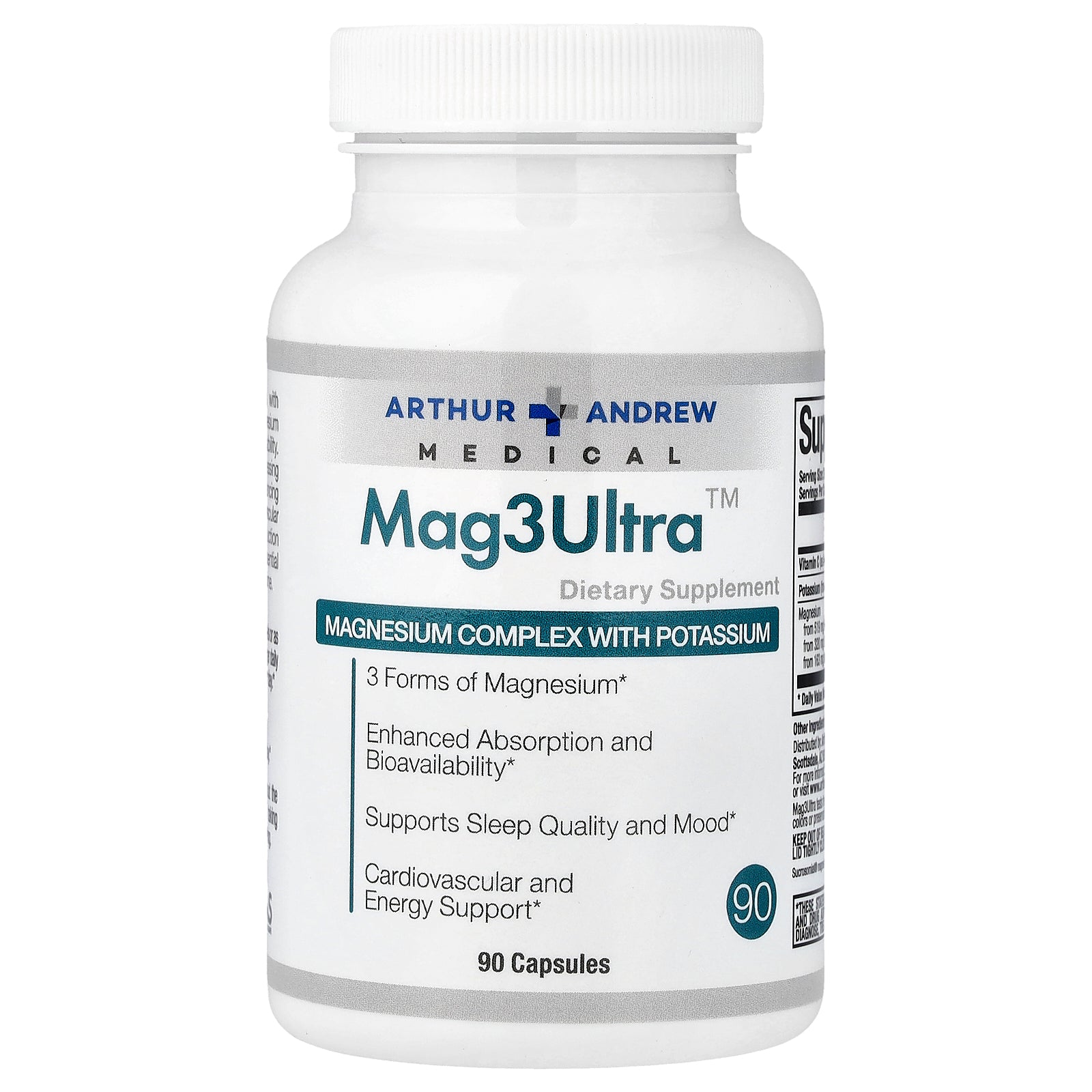 Arthur Andrew Medical, Mag3Ultra™, 90 Capsules