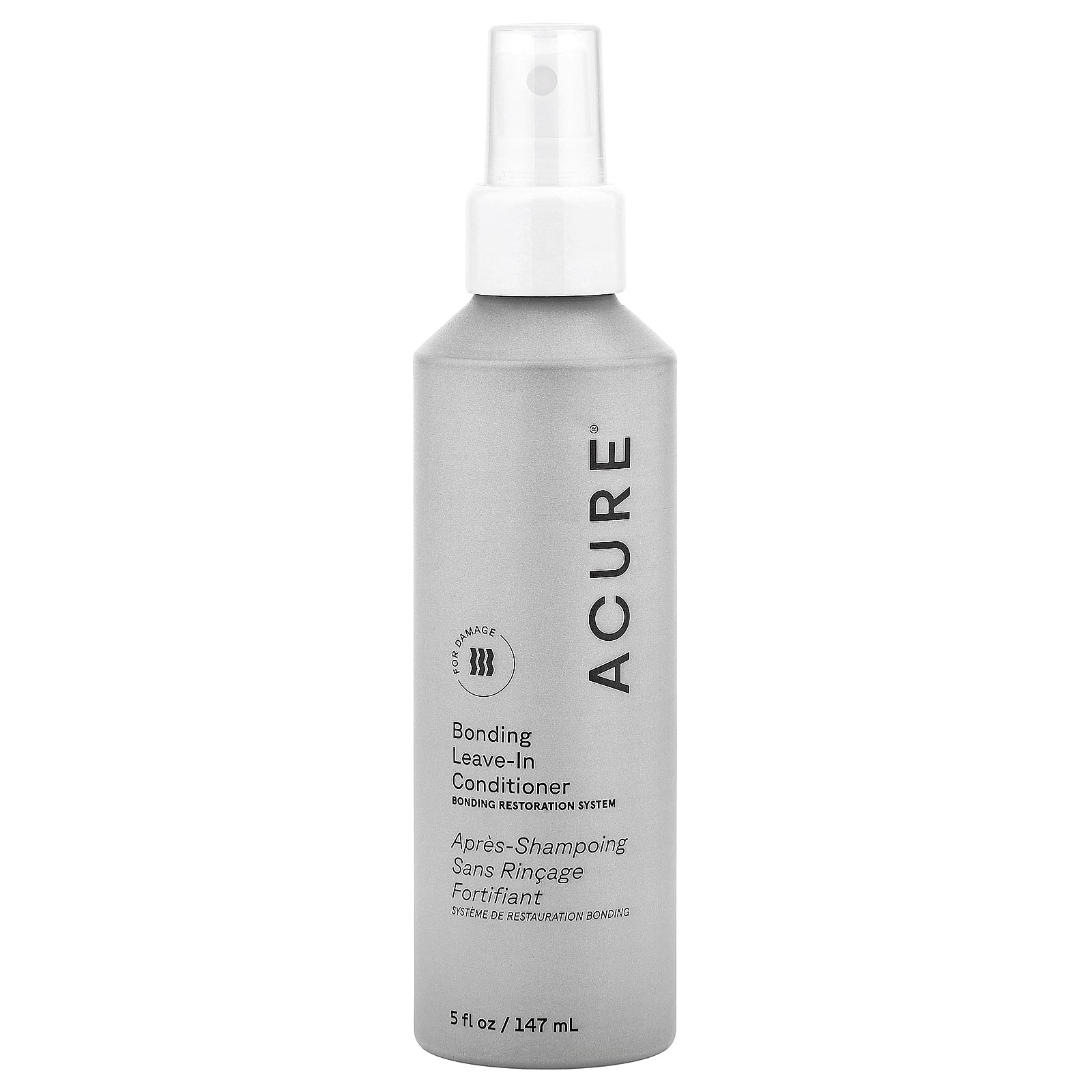 ACURE, Bonding Leave-In Conditioner, For Damage, 5 fl oz (147 ml)