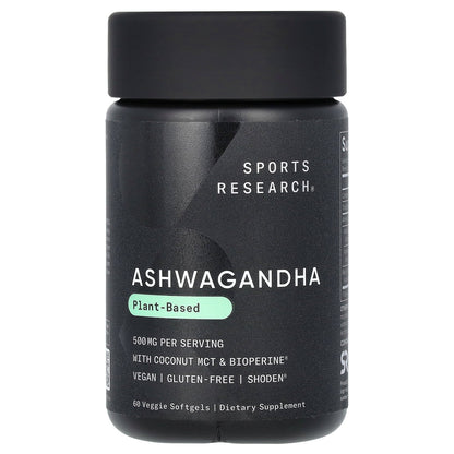 Sports Research, Ashwagandha, 60 Veggie Softgels