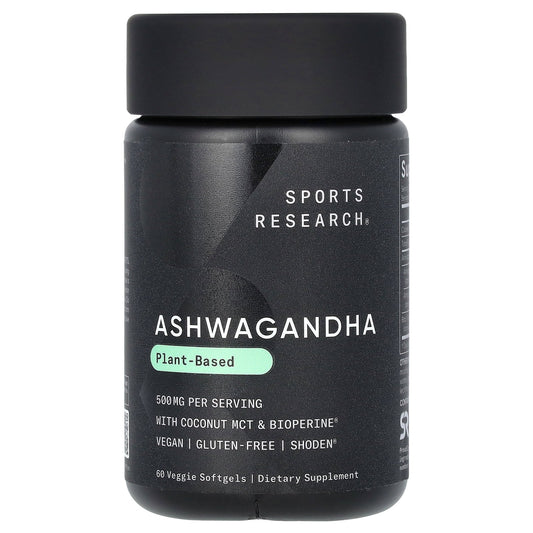 Sports Research, Ashwagandha, 60 Veggie Softgels