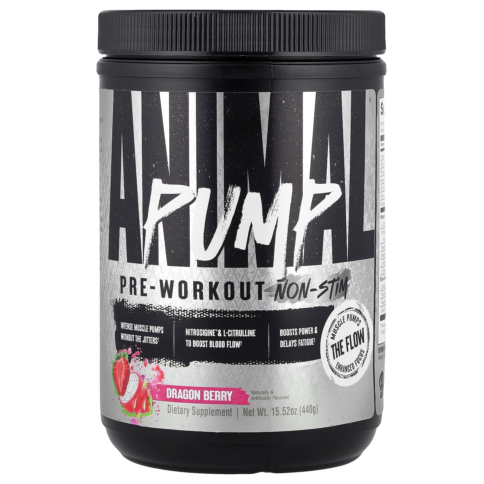 Animal, Pump™ Pre-Workout, Non-Stim, Dragon Berry, 15.52 oz (440 g)