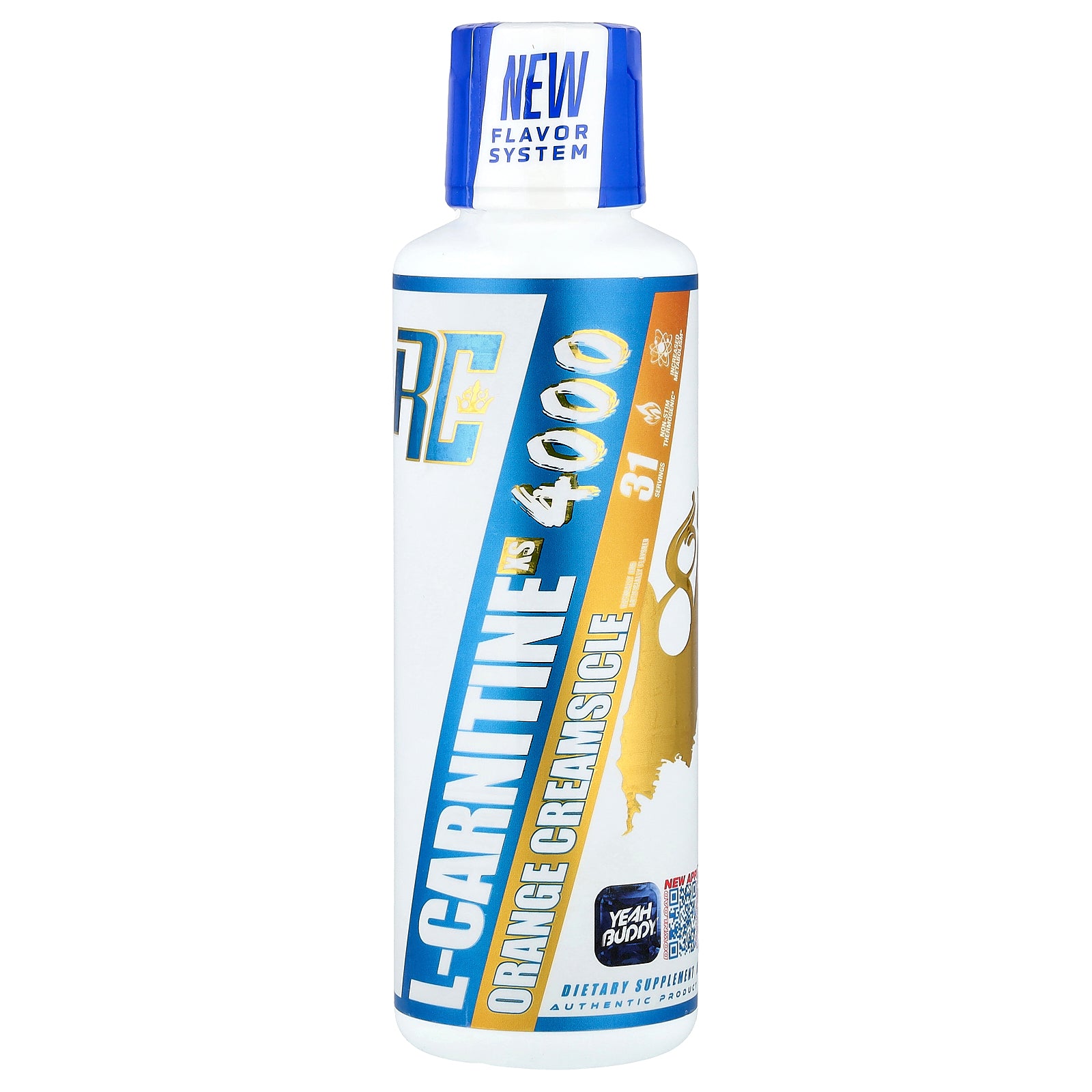 Ronnie Coleman, L-Carnitine XS™ 4000, Orange Creamsicle, 15.72 fl oz (465 ml)