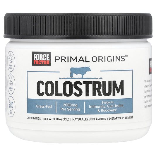 Force Factor, Primal Origins™, Colostrum, Unflavored, 3.28 oz (93 g)