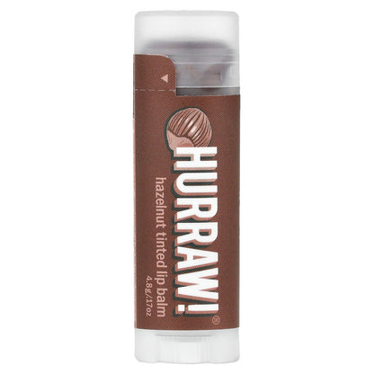 Hurraw! Balm, Tinted Lip Balm, Hazelnut, 0.17 oz (4.8 g)
