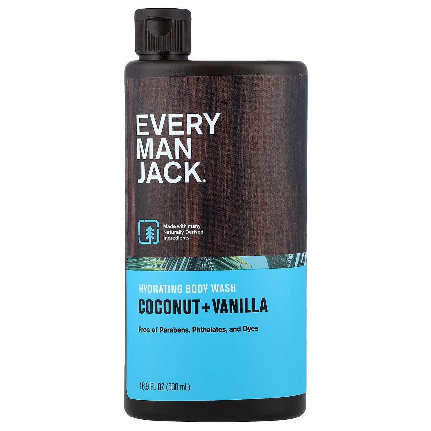 Every Man Jack, Hydrating Body Wash, Coconut + Vanilla, 16.9 fl oz (500 ml)