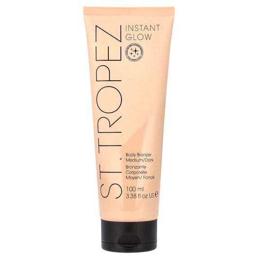 St. Tropez, Instant Glow, Body Bronzer, Medium/Dark, 3.38 fl oz (100 ml)