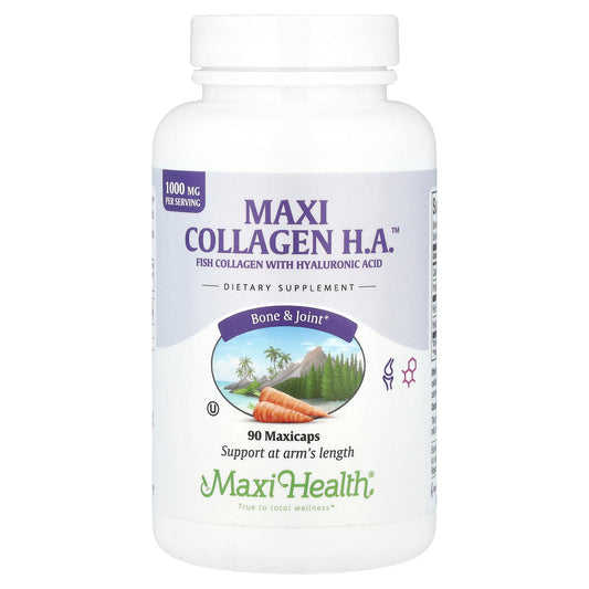 Maxi Health, Maxi Collagen H.A.™, 1,000 mg, 90 Maxicaps (333 mg Per Capsule)