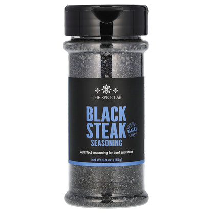 The Spice Lab, Black Steak Seasoning, 5.9 oz (167 g)