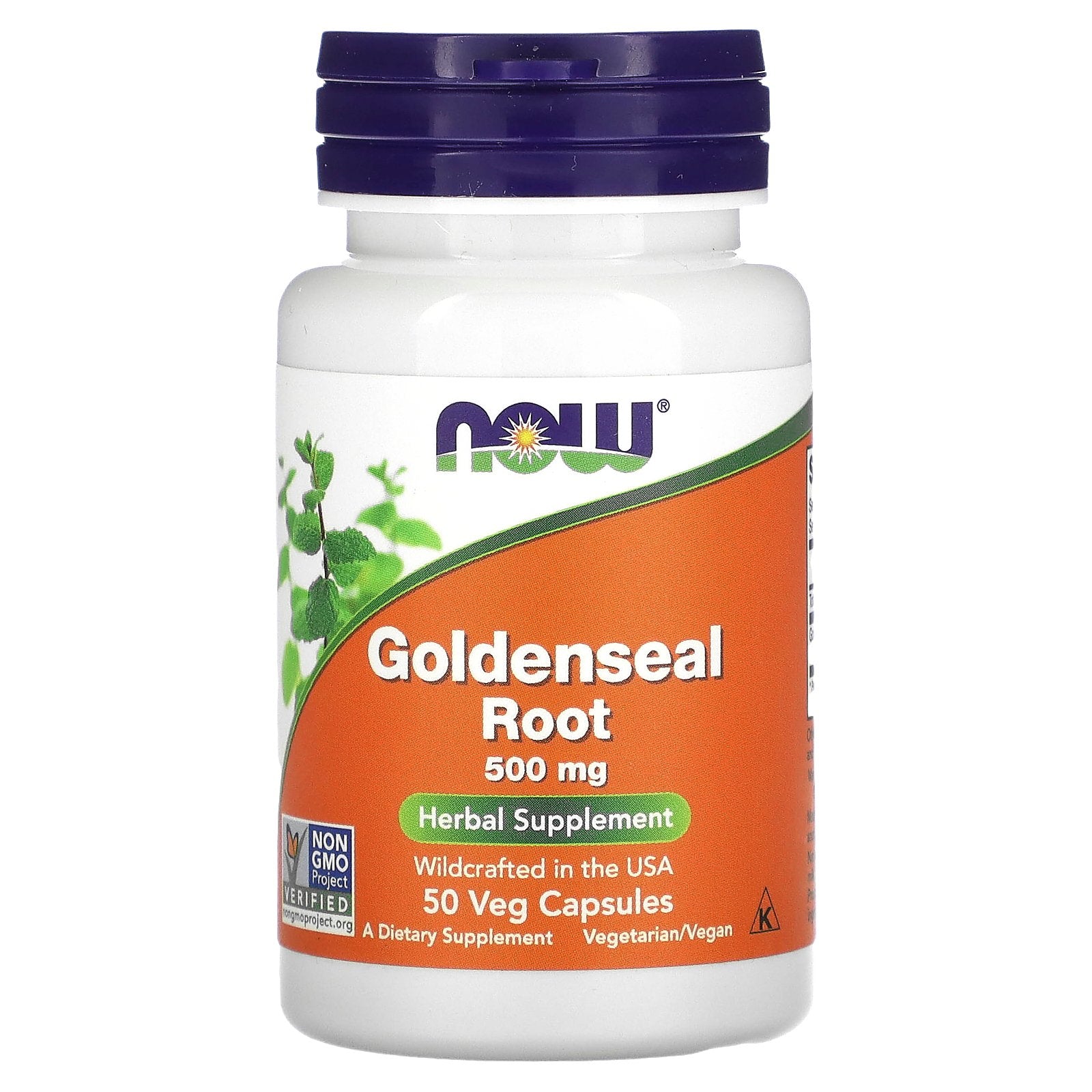 NOW Foods, Goldenseal Root, 500 mg, 50 Veg Capsules