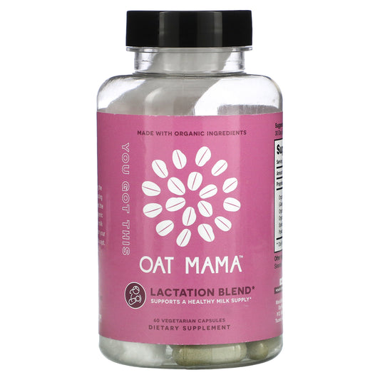 Oat Mama, You Got This, Lactation Blend, 60 Vegetarian Capsules