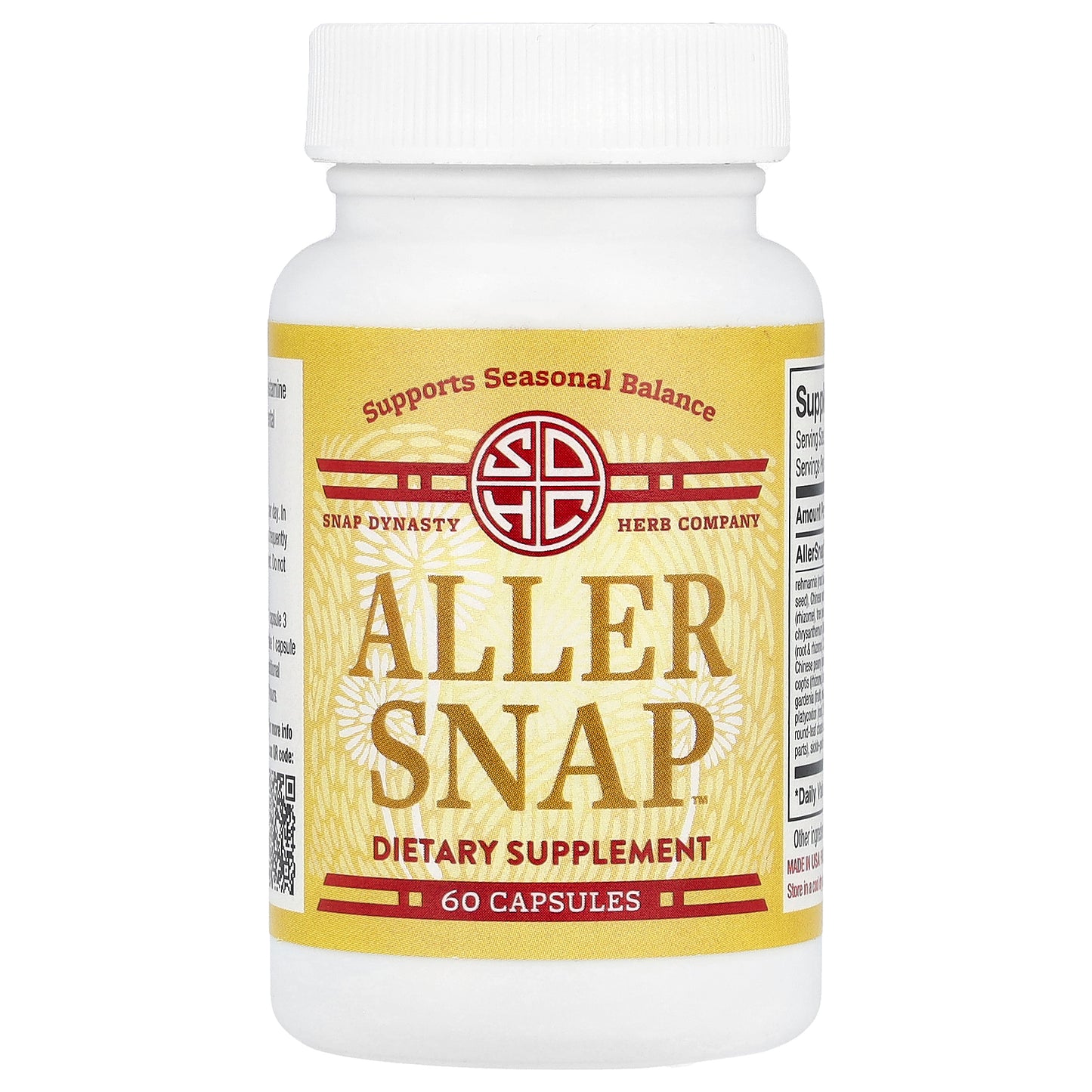 Snap Dynasty, Aller Snap™, 60 Capsules