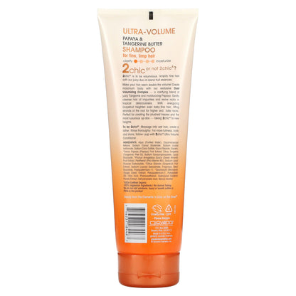 Giovanni, 2chic, Ultra-Volume Shampoo, For Fine, Limp Hair, Papaya + Tangerine Butter, 8.5 fl oz (250 ml)