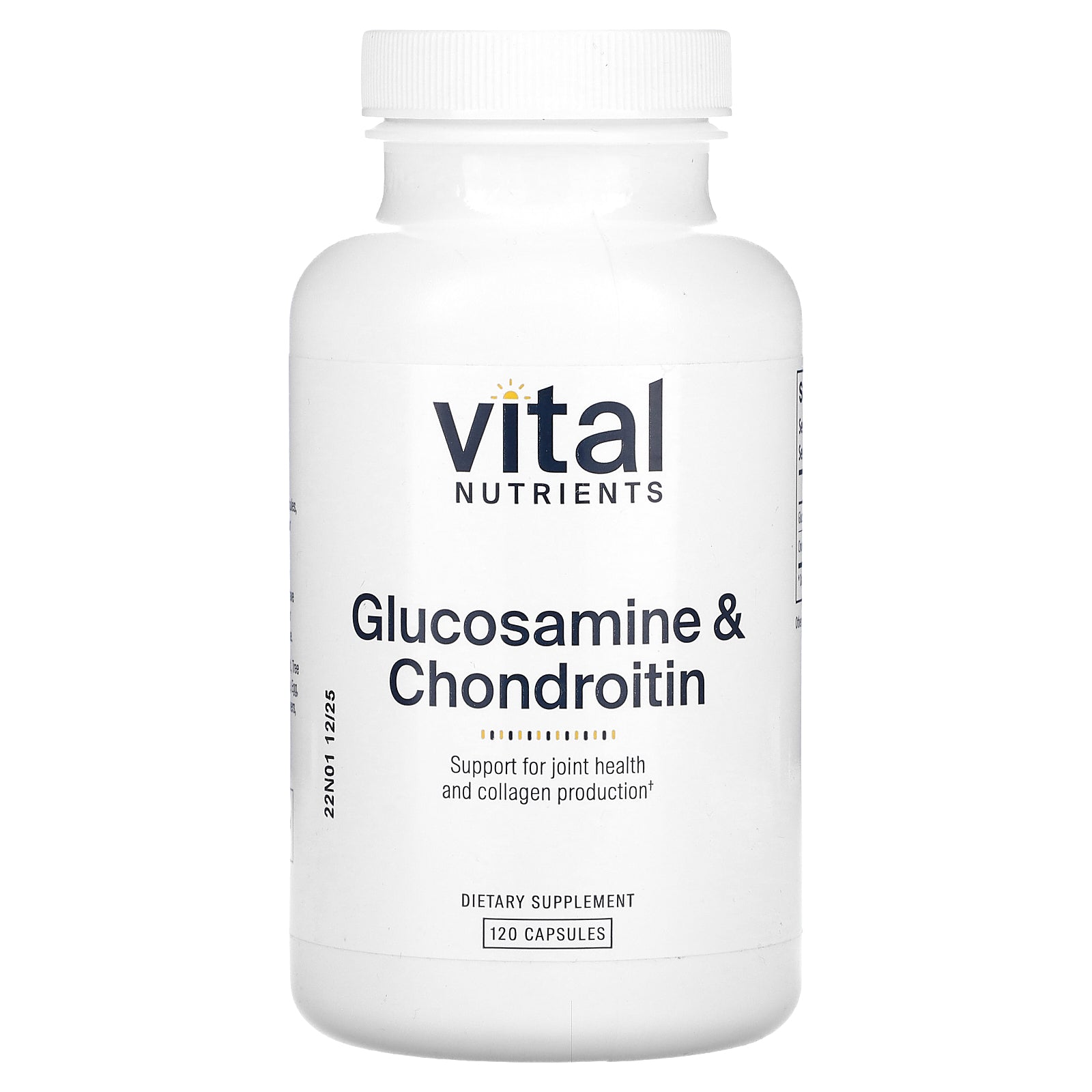 Vital Nutrients, Glucosamine & Chondroitin, 120 Capsules