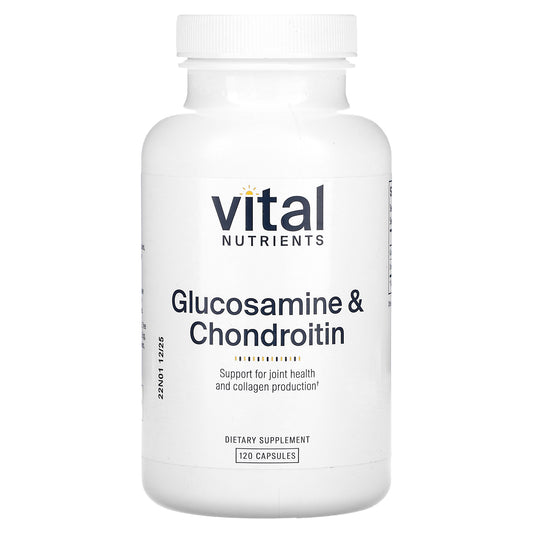 Vital Nutrients, Glucosamine & Chondroitin, 120 Capsules
