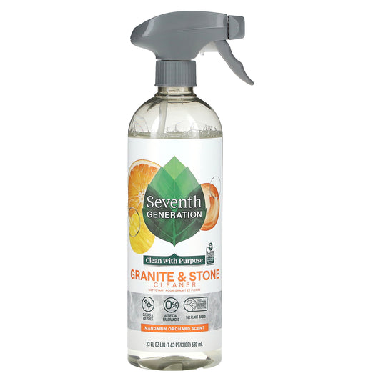 Seventh Generation, Granite & Stone Cleaner, Mandarin Orchard, 23 fl oz (680 ml)