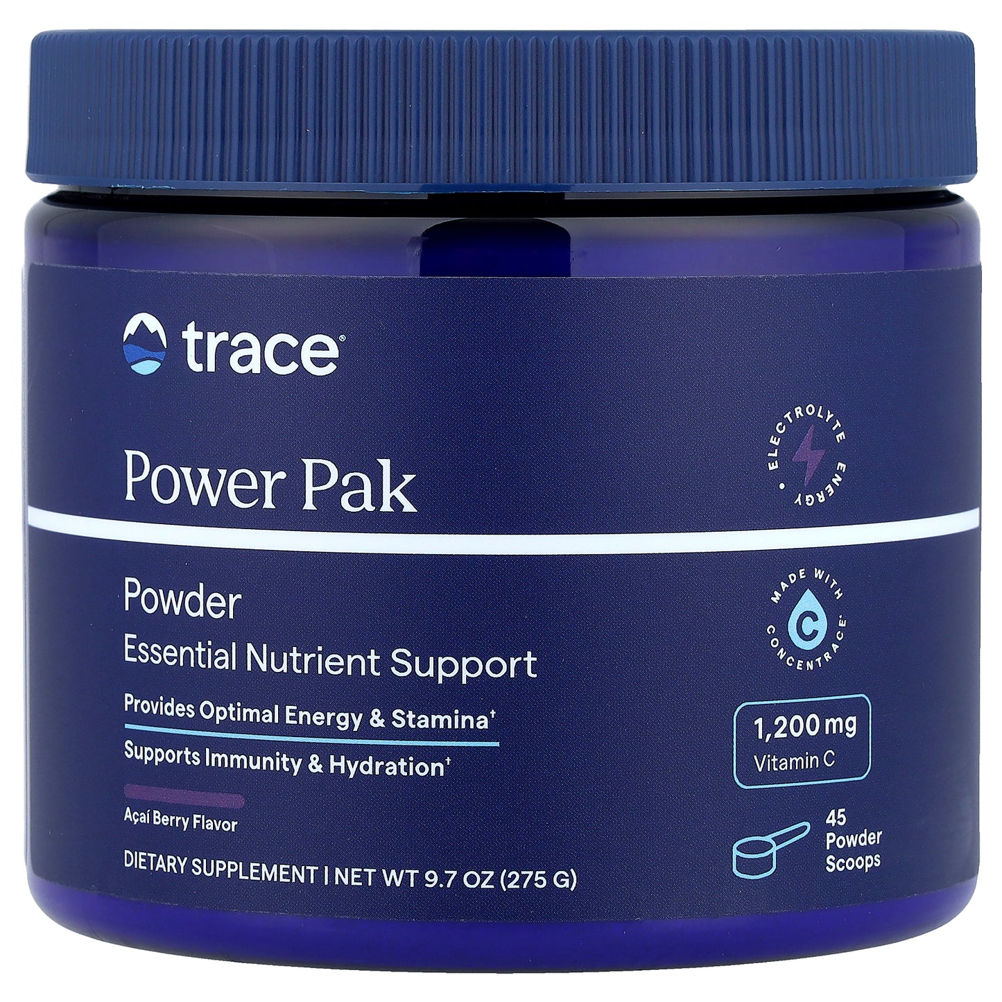 Trace, Power Pak, Acai Berry, 9.7 oz (275 g)
