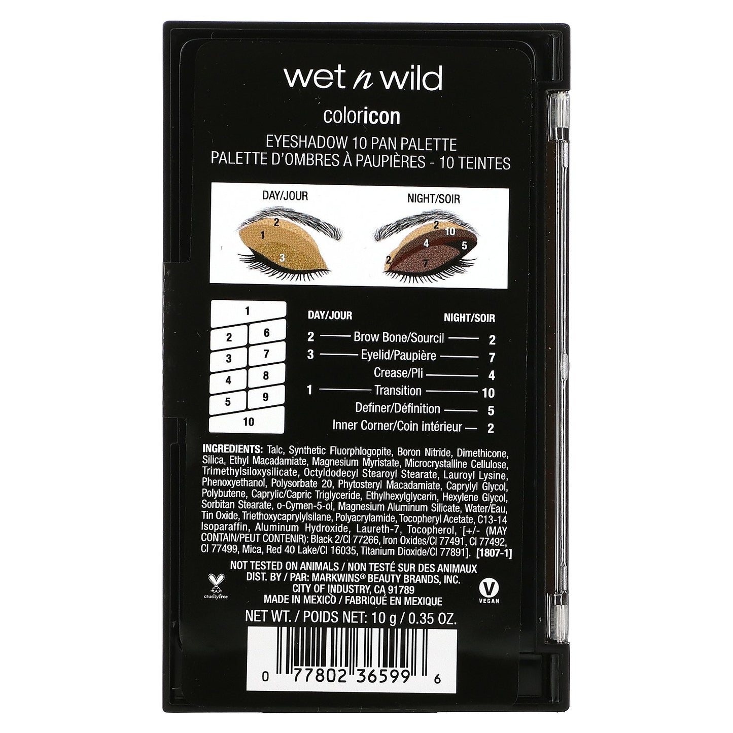 wet n wild, Color Icon Eyeshadow Palette, 756A My Glamour Squad, 0.35 oz (10 g)