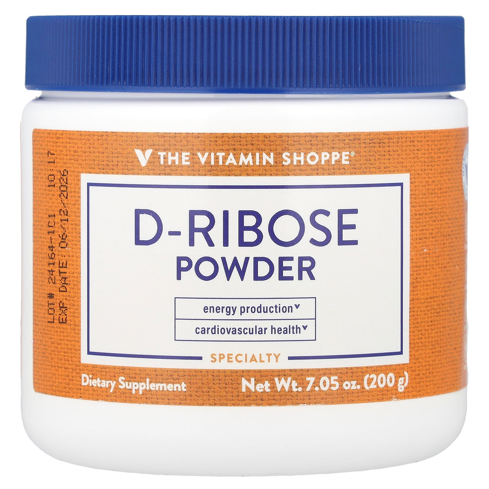 The Vitamin Shoppe, D-Ribose Powder , 7.05 oz (200 g)