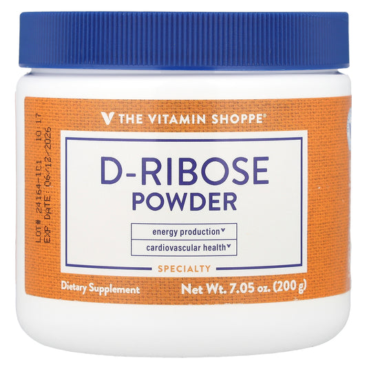 The Vitamin Shoppe, D-Ribose Powder , 7.05 oz (200 g)