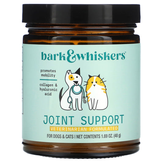 Dr. Mercola, Bark & Whiskers™, Joint Support, For Dogs & Cats, 1.69 oz (48 g)