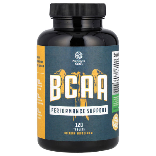 Nature's Craft, BCAA, 120 Tablets