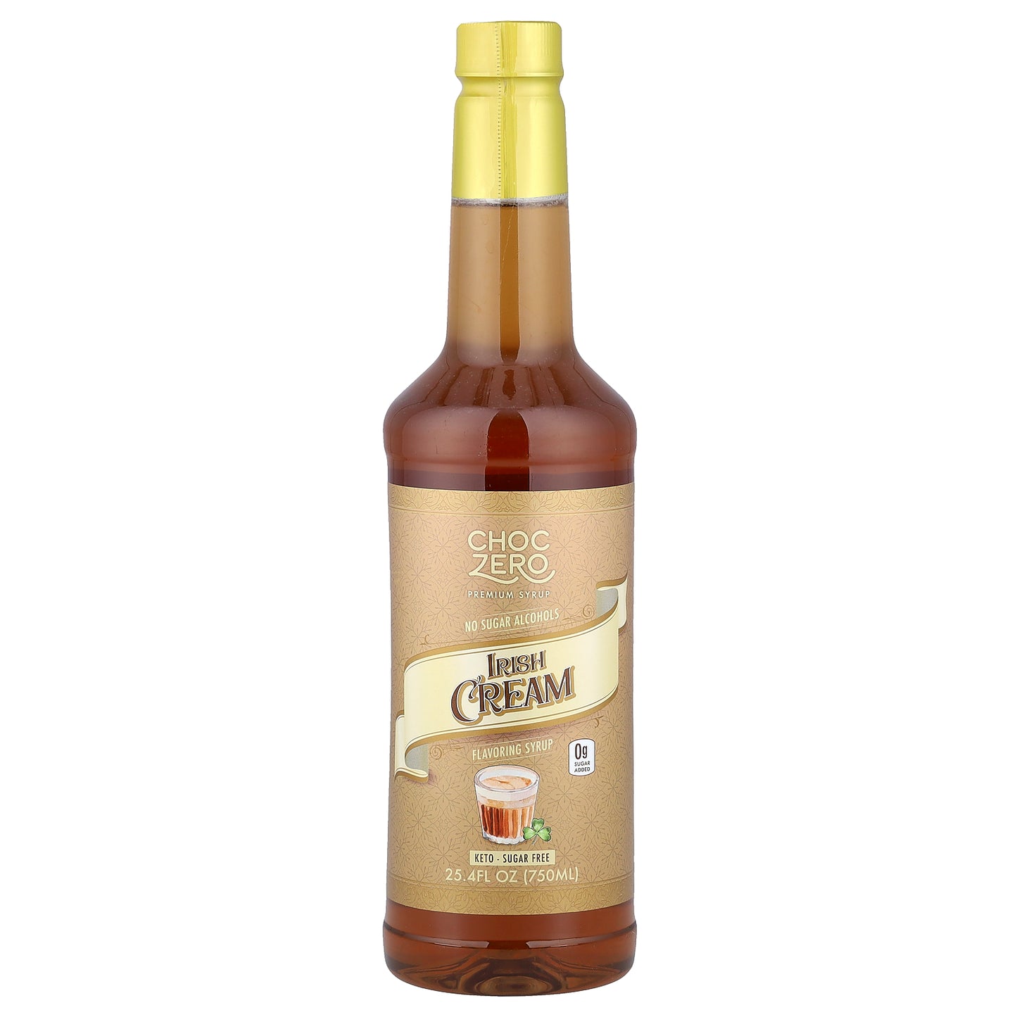 ChocZero, Premium Syrup, Irish Cream, Sugar Free, 25.4 fl oz (750 ml)