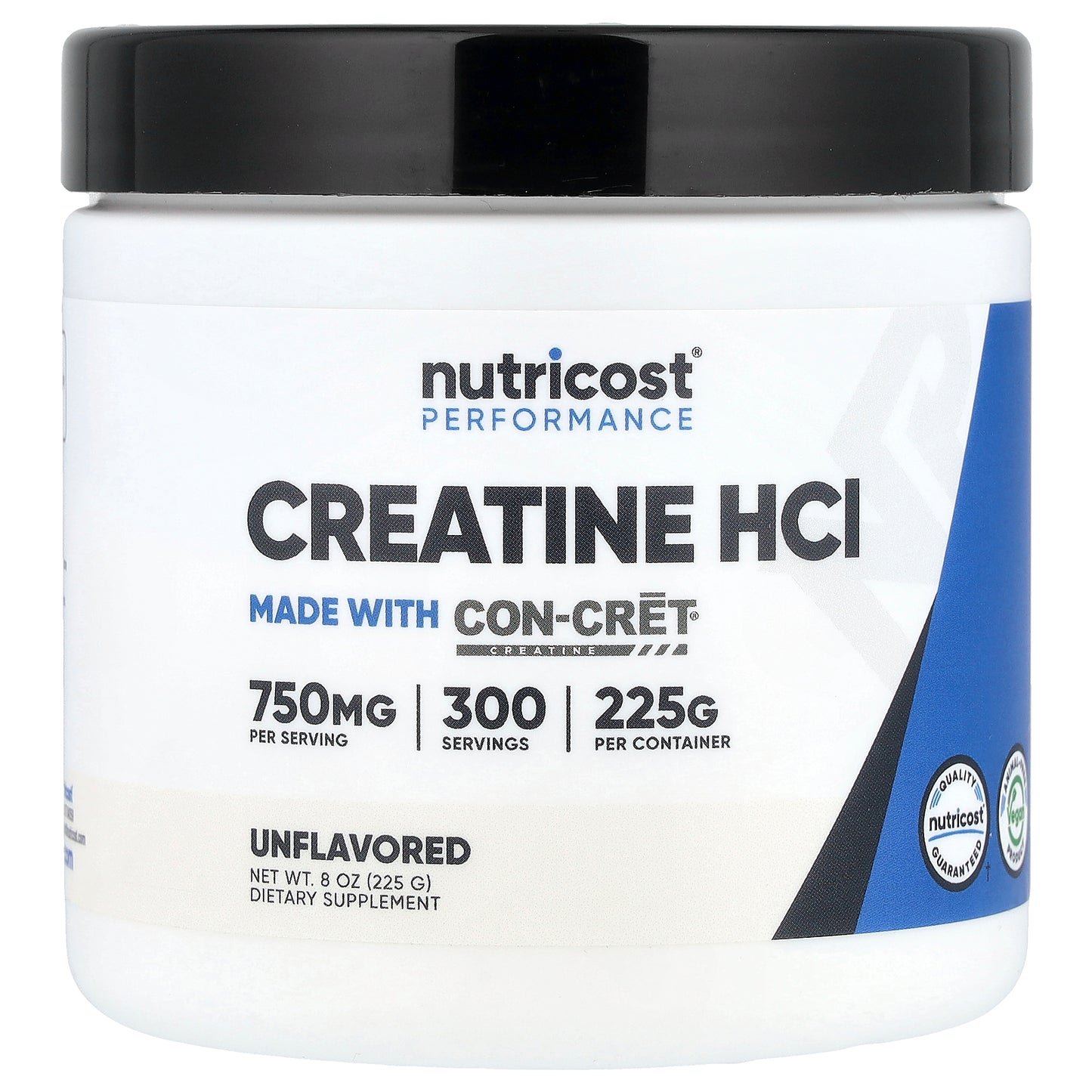 Nutricost, Creatine HCl, Unflavored, 8 oz (225 g)