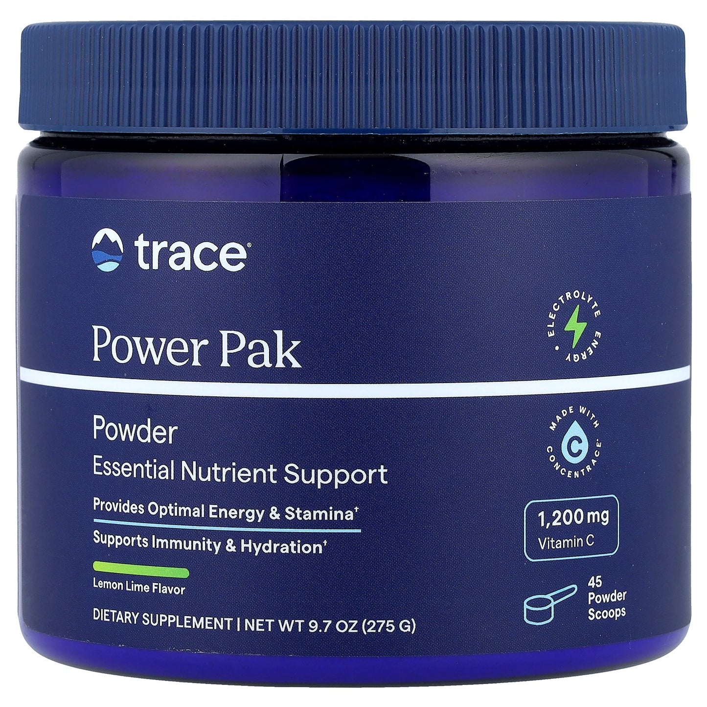 Trace, Power Pak, Lemon Lime, 9.7 oz (275 g)