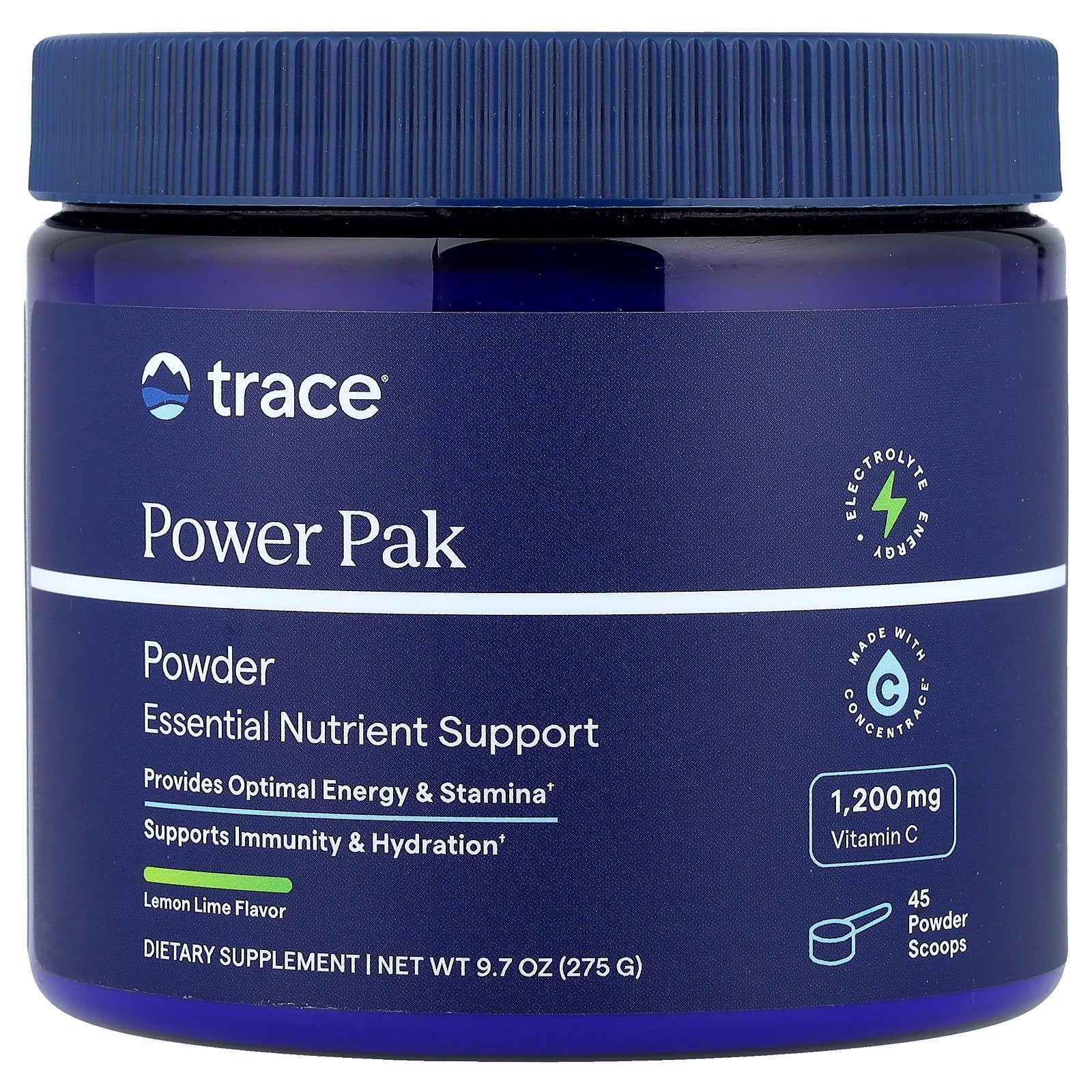 Trace, Power Pak, Lemon Lime, 9.7 oz (275 g)