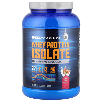 BodyTech, Whey Protein Isolate, Fruity Cereal, 3 lbs (1,360 g)