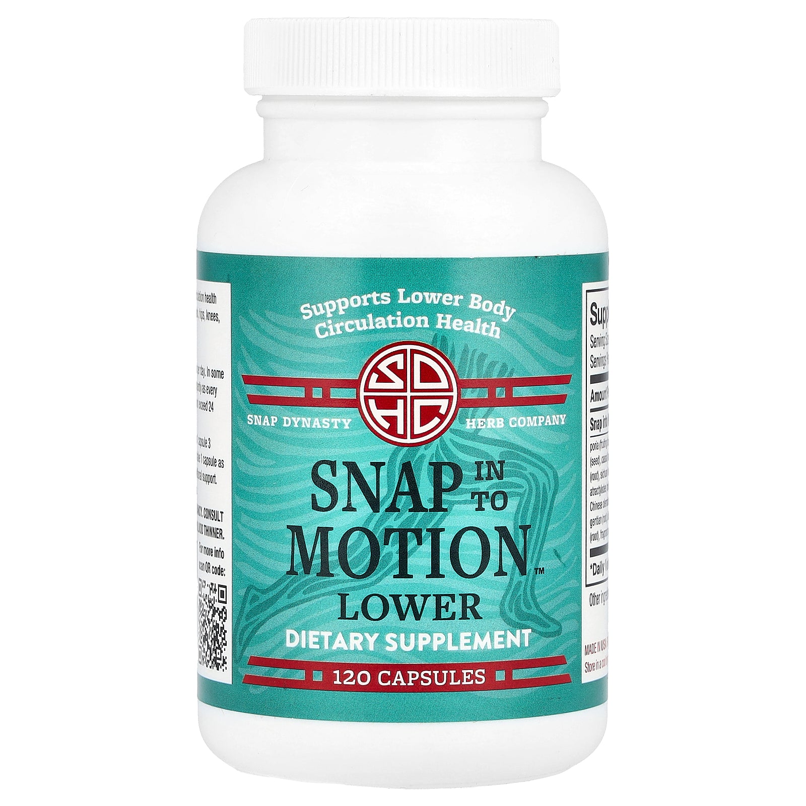 Snap Dynasty, Snap In To Motion™ Lower, 120 Capsules