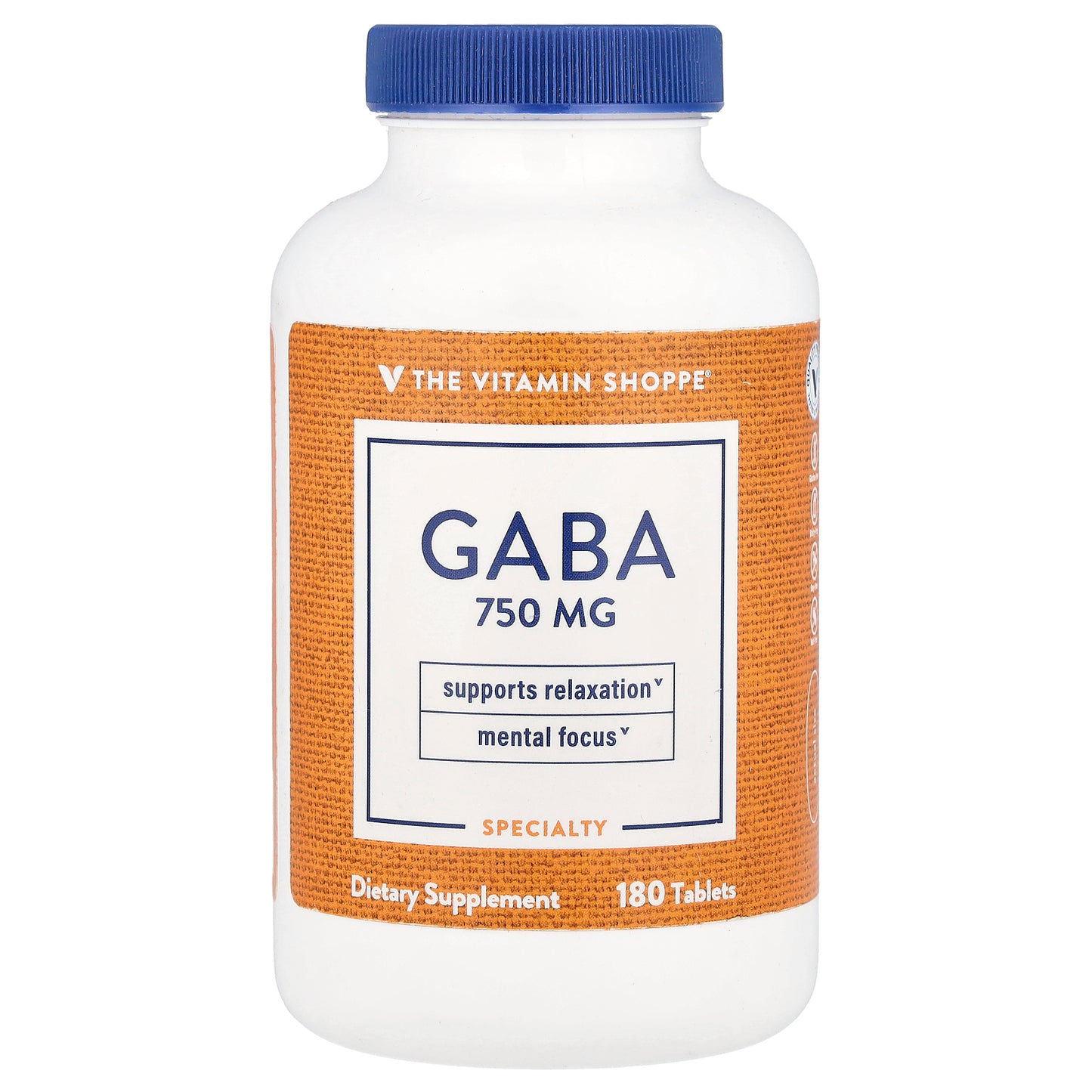 The Vitamin Shoppe, GABA, 180 Tablets