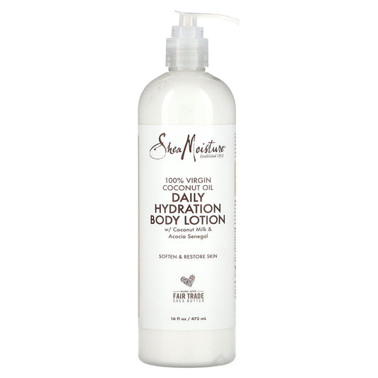 SheaMoisture, 100 % Virgin Coconut Oil, Daily Hydration Body Lotion, 16 fl oz (473 ml)