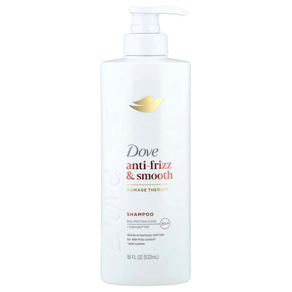Dove, Anti-Frizz & Smooth, Shampoo, 18 fl oz (532 ml)