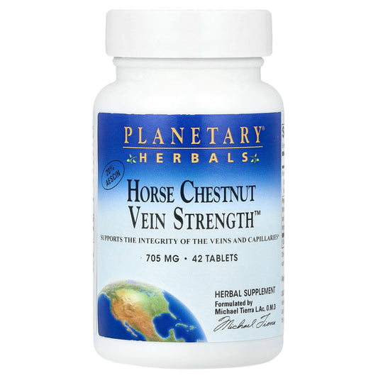 Planetary Herbals, Horse Chestnut Vein Strength™, 42 Tablets