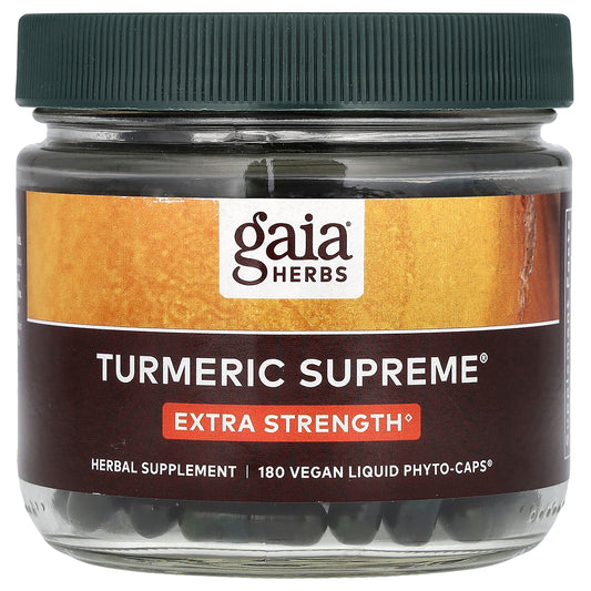 Gaia Herbs, Turmeric Supreme, 180 Vegan Liquid Phyto-Caps