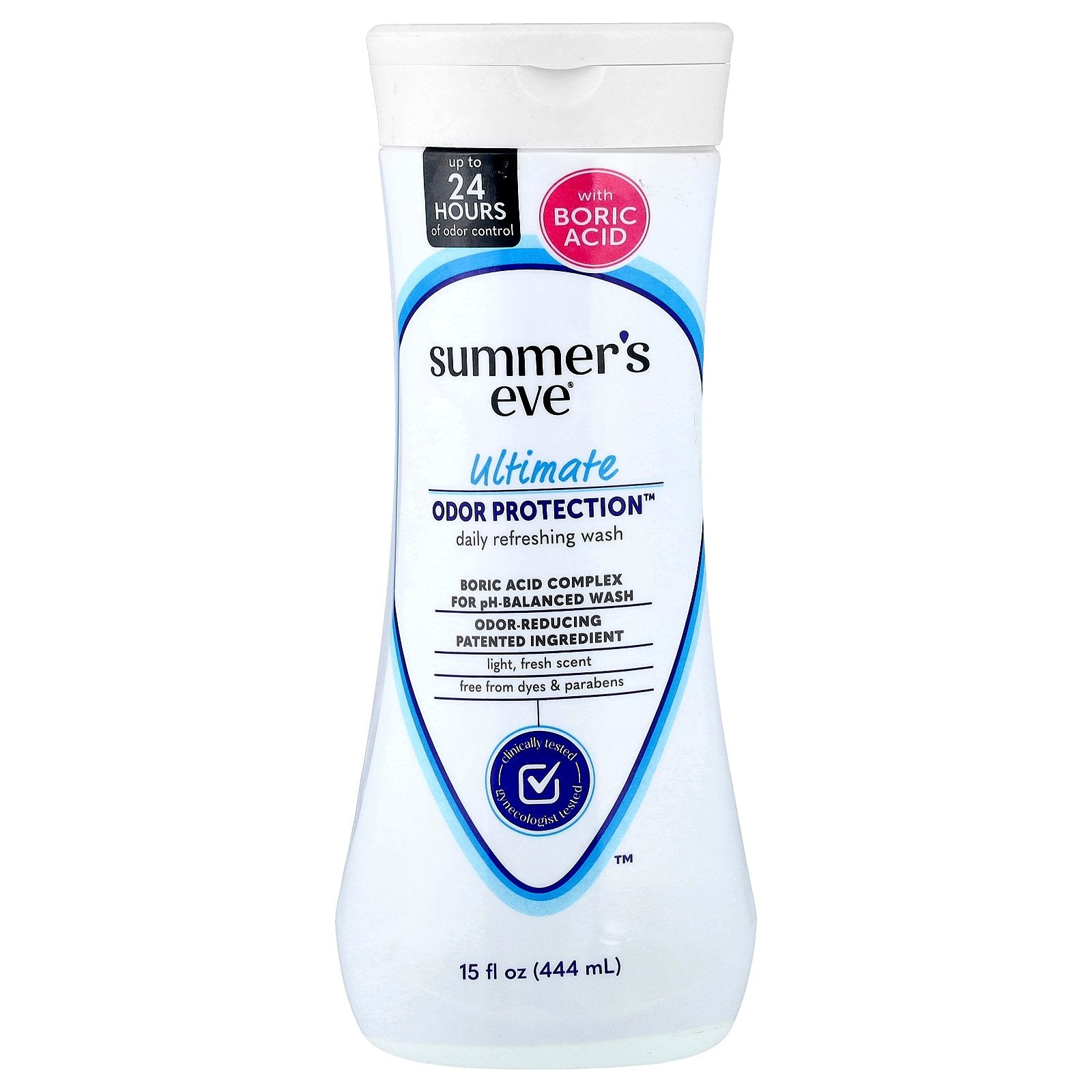 Summer's Eve, Ultimate Odor Protection™, Daily Refreshing Wash, Light Fresh, 15 fl oz (444 ml)