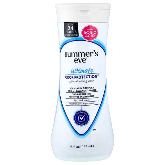 Summer's Eve, Ultimate Odor Protection™, Daily Refreshing Wash, Light Fresh, 15 fl oz (444 ml)