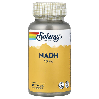 Solaray, NADH, 10 mg, 30 VegCaps