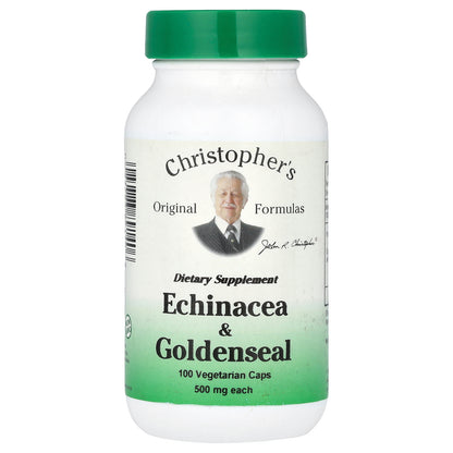 Christopher's Original Formulas, Echinacea & Goldenseal, 100 Vegetarian Caps