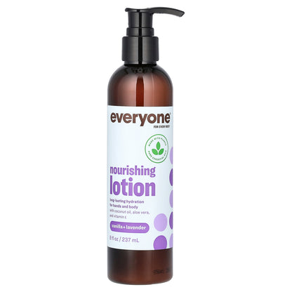 Everyone, Nourishing Lotion, Vanilla + Lavender, 8 fl oz (237 ml)