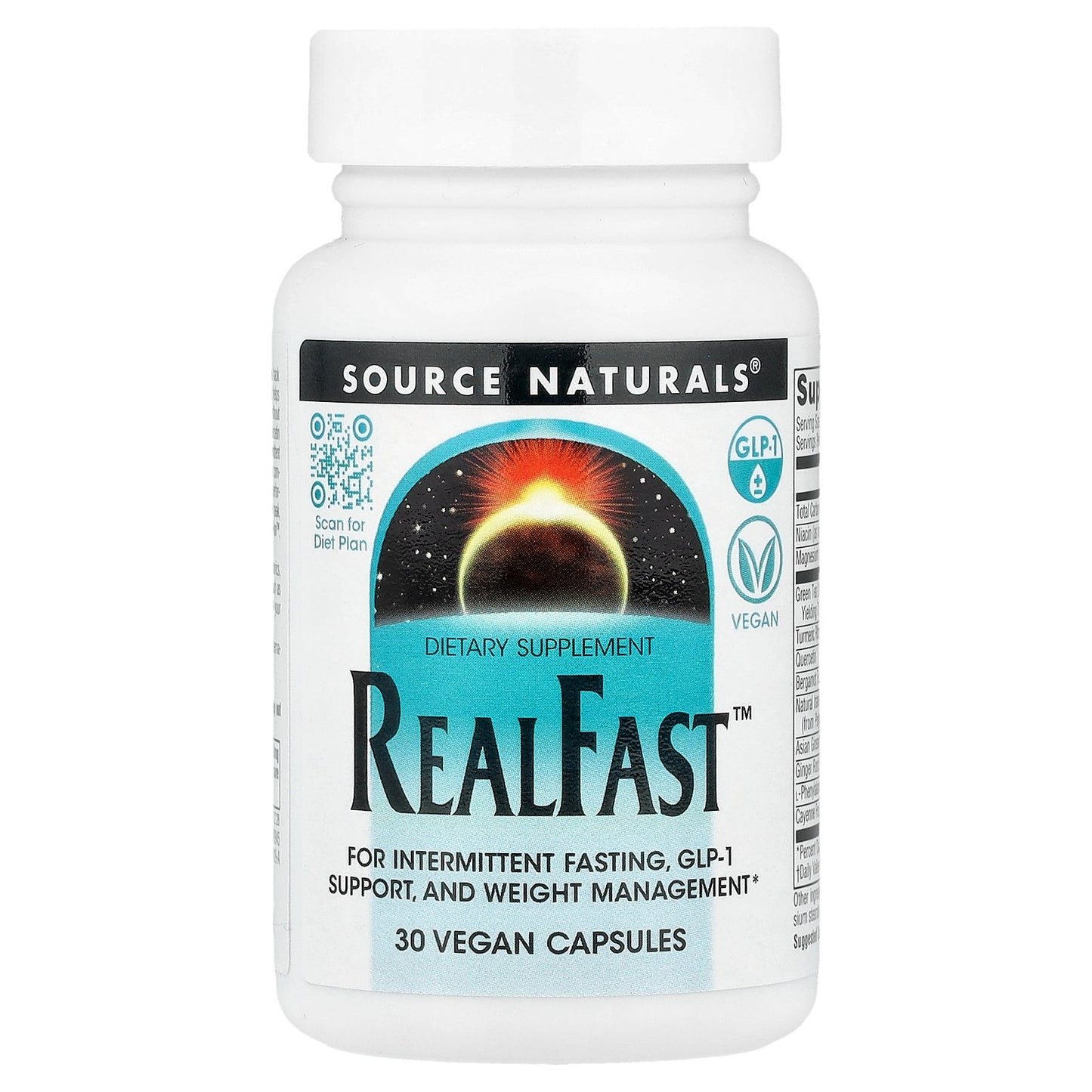 Source Naturals, RealFast™, 30 Vegan Capsules